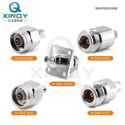 XINQY N/SMA Coaxial Adapter, JJ/JK Adapter, KJ/KK 18G Network RF Connector, N Female to SMA Male - 6G/5pcs