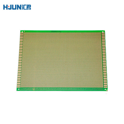 Huijun One 10*15 Single-Sided Green Oil Fiberglass Perforated PCB Experimental Board, 1 piece