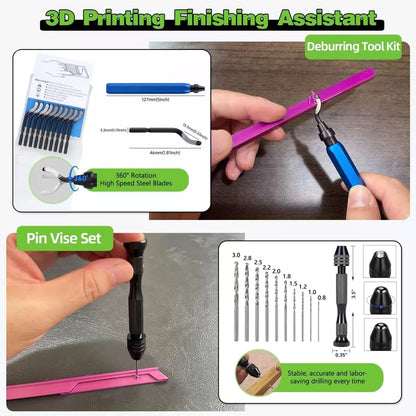 3D Printing Tool Kit with Storage Wooden Boxes, Printer Accessories -... [5]