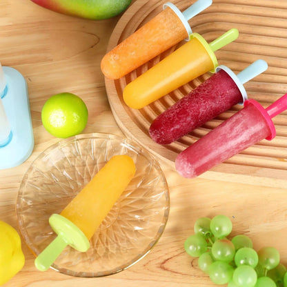 3 Sets Popsicle Molds Ice Pop Maker with Funnel Brush colorful [6]