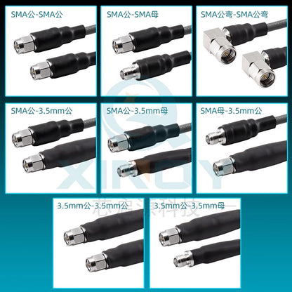 XINQY 26.5G Low-Loss RF Cable SMA/3.5 CXN3507 Coaxial Cable, Phase Stability Test Cable Assembly, SMA Male Elbow - SMA Male Elbow; 1m