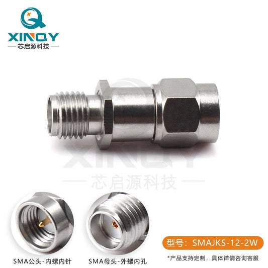 XINQY 6/8/12G RF Fixed Attenuator, 2W (without heatsink); 12GHz VSWR 1.20; 2dB Attenuator