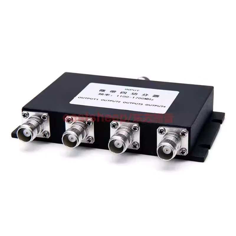 Eastsheep TNC microstrip power divider, 1 to 4 TNC-K female connector, RF signal splitter 1.1-1.7G XPGF-4-1100/1700-TNC
