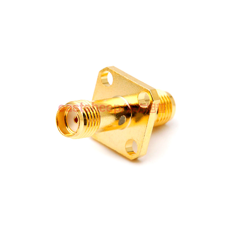 Eastsheep RF Connector SMA-KFK-1, SMA Dual Female, 4-Hole Flange Mounting, 6G, 1 piece per pack