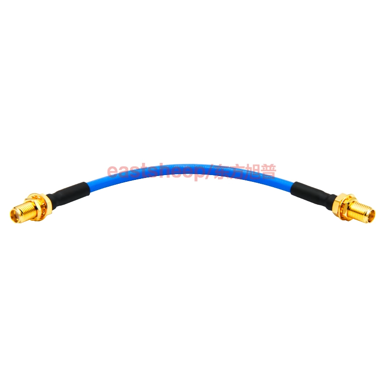 Dongfang Xupu RG402 Semi-Flexible High-Frequency Cable, SMA Female to SMA Female, 0.2m, DC-12G KTR141-SMA-KY/SMA-KY