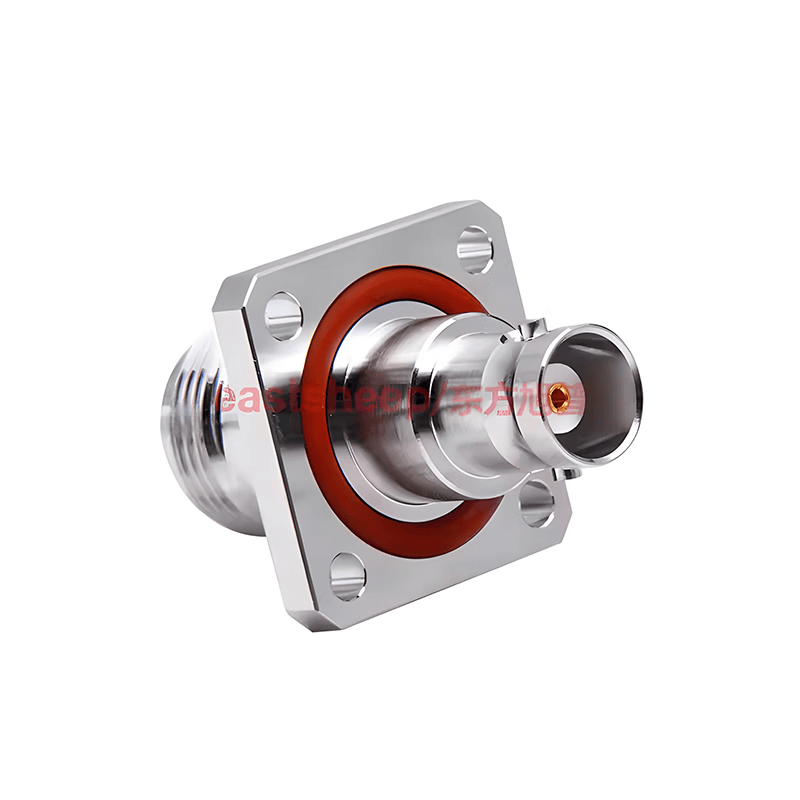 Eastsheep RF Adapter N/BNC-KFK N-female to BNC-female, flange with waterproof ring, DC-6G, 1 piece.