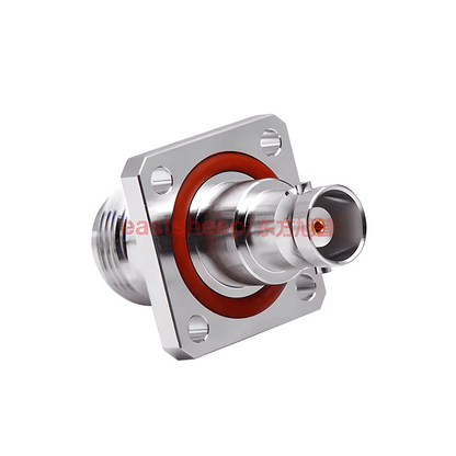 Eastsheep RF Adapter N/BNC-KFK N-female to BNC-female, flange with waterproof ring, DC-6G, 1 piece.