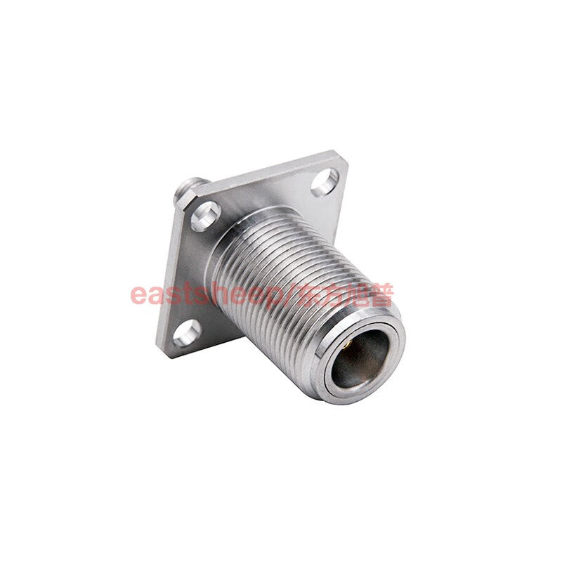 Eastsheep Stainless Steel Adapter N/SMA-KFKG-3 (N Female to SMA Female, 4-hole flange, 18G, 1 piece)