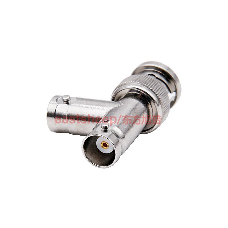 Eastsheep RF Adapter BNC-JKK, BNC male to two female connector, BNC tee adapter (1 piece).
