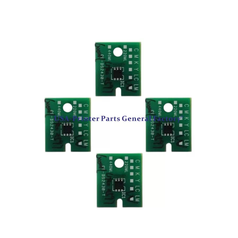 4PC 1000ML SB610 Compatible For One Time Use Chip For Mimaki TS100-1600 K C M Y [2]