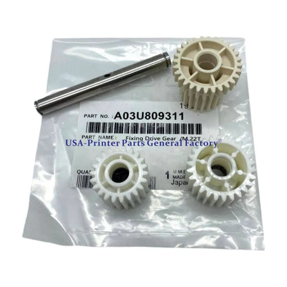 4PC Fuser Drive Gear Kit For Konica Minolta Bizhub C6500 C6000 C7000 C5500 C5501 [1]