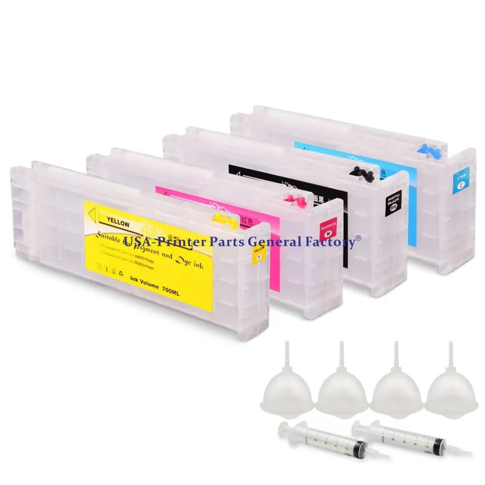 4*700ML T41F2-T41F5 Empty Ink Cartridge For Epson Surecolor T3400 T5430 T5400 [1]