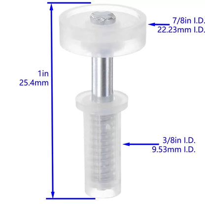 4 Pcs Bi-Fold Door Top Roller Guide Wheel and Pivot, Spring 2 Pack, 4 [2]