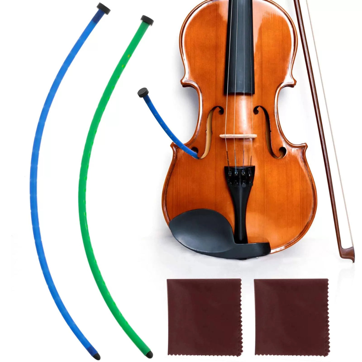 4 Pcs Violin Humidifier Instrument Accessory One Size, Blue, Green [1]