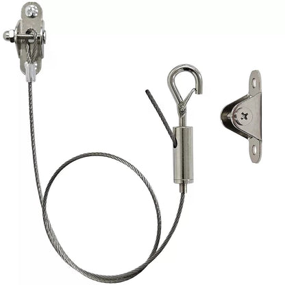4 Sets Adjustable Hanging Wire Kit, Stainless 80in-4sets, Steel [1]