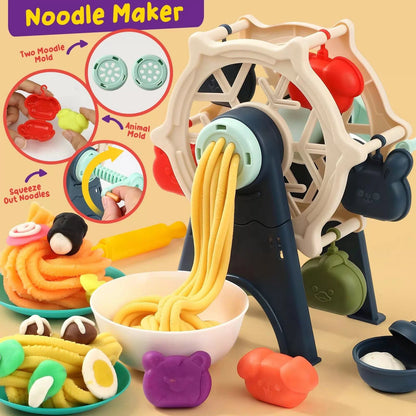 4 in 1 Playdough Sets for Kids Ages 4-8, 24 Colors Dough Accessories Colorful [5]