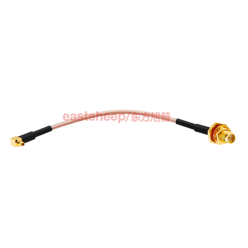 Eastsheep RF cable, MMCX male to SMA female, through-wall, 0.2m, RG316-MMCX-JW/SMA-KY (waterproof ring).