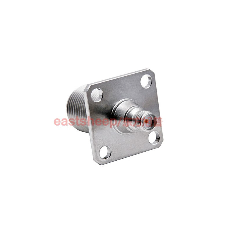 Eastsheep Stainless Steel Adapter N/SMA-KFKG-3 (N Female to SMA Female, 4-hole flange, 18G, 1 piece)