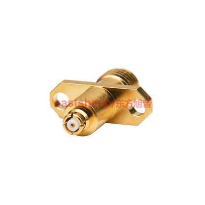 Eastsheep SMA/SMP-KFK-1 High Frequency Connector, SMA Female to GPO Female, 2-Hole Flange 18G, 1 piece per pack