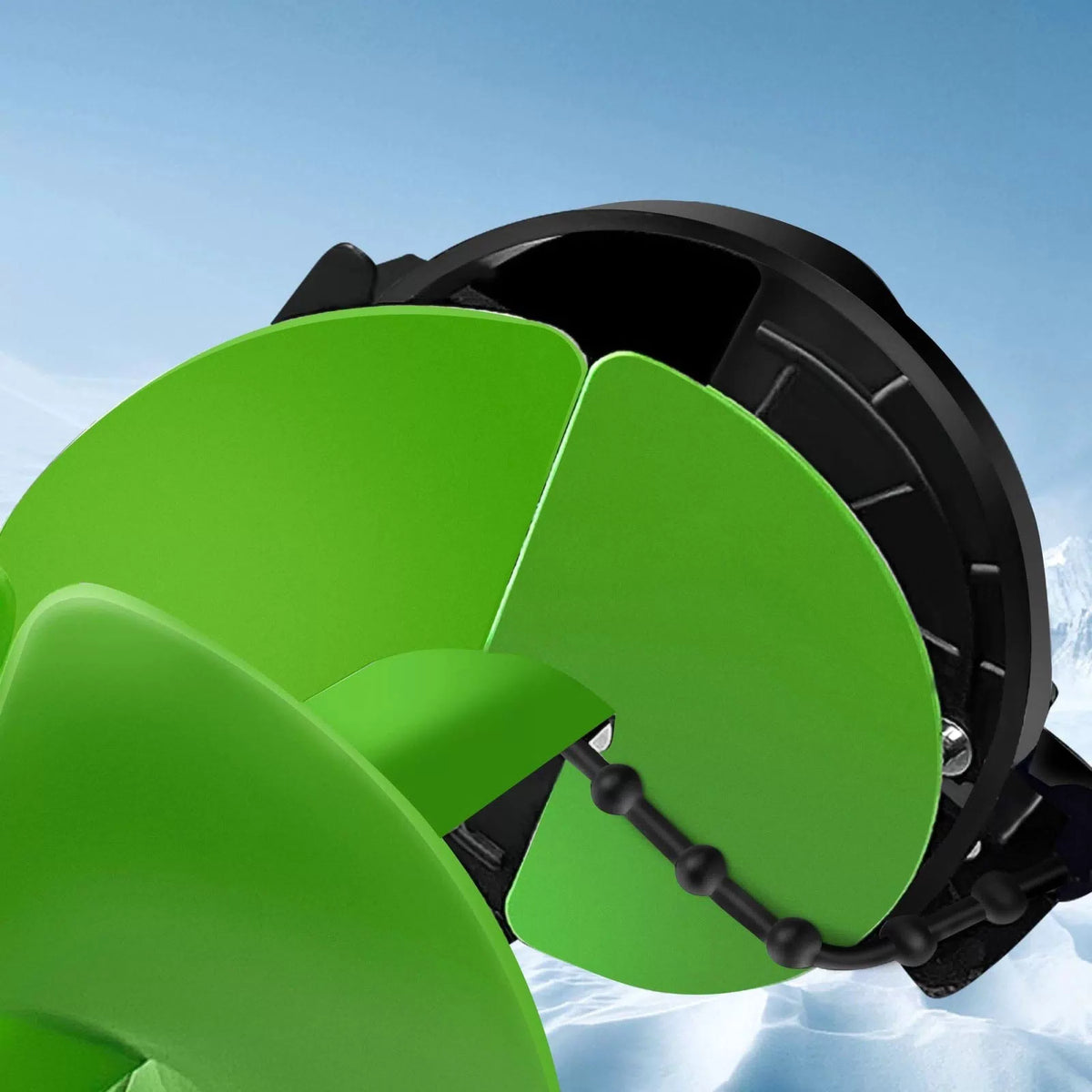 4pcs Rubber Guard Strap,Power Blade Protectors,Ice Auger One Size, [3]