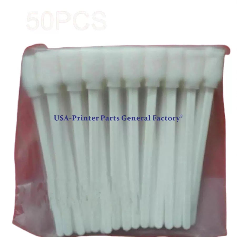 50PC 13cm Cleaning Swabs Foam Tipped Stick For Roland Mimaki Mutoh Epson [3]