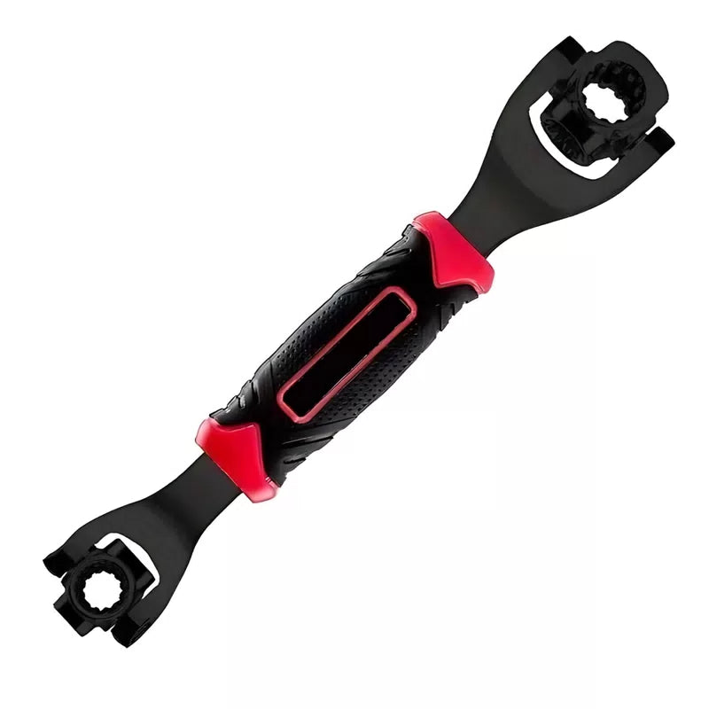 52-in-1 Multi-Functional Socket Wrench Set 360 Degree Rotating Dog Bone Design Universal Spline Wrench 8-19mm Heavy Duty Hardware Tool for Car Auto Repair Bicycle Motorcycle Maintenance [9]