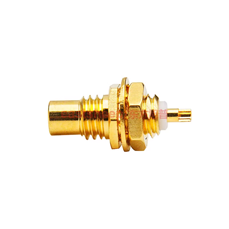 Eastsheep RF Connector SMC Male Through-Wall Nut Mounting Base DC-6G 2-Pack SMC-JY