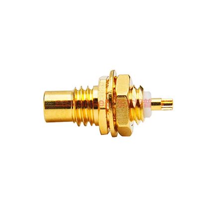 Eastsheep RF Connector SMC Male Through-Wall Nut Mounting Base DC-6G 2-Pack SMC-JY
