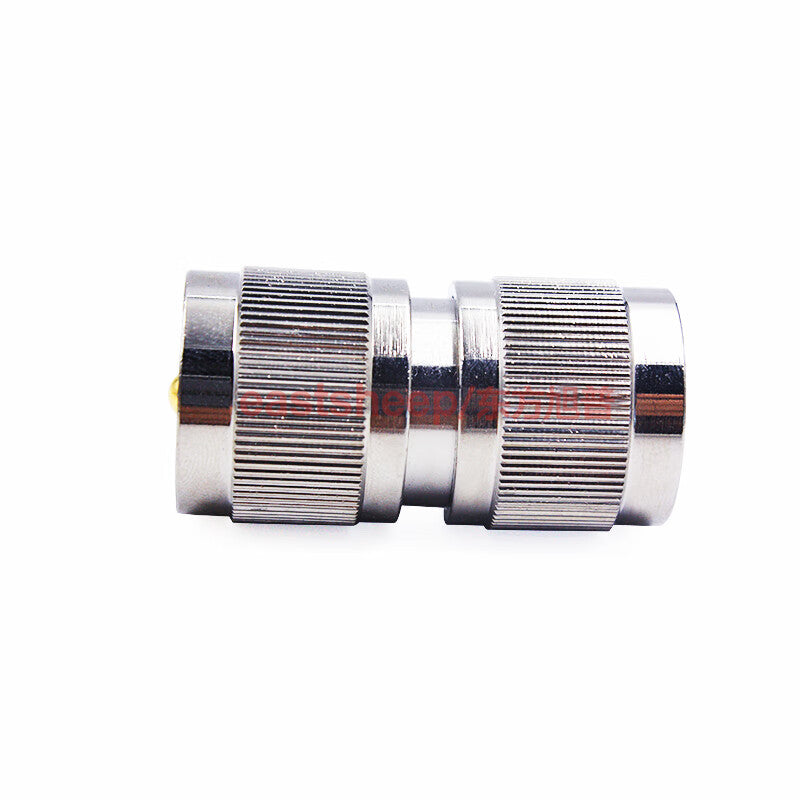 Eastsheep walkie-talkie adapter SL16-JJ M-JJ UHF-JJ M male to male UHF dual male connector, 2-pack