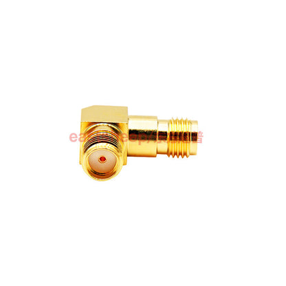 Eastsheep SMA/RPSMA-KWK-1 High Frequency Adapter (SMA Female to SMA External Thread Internal Pin Right Angle Elbow, 1 Piece)
