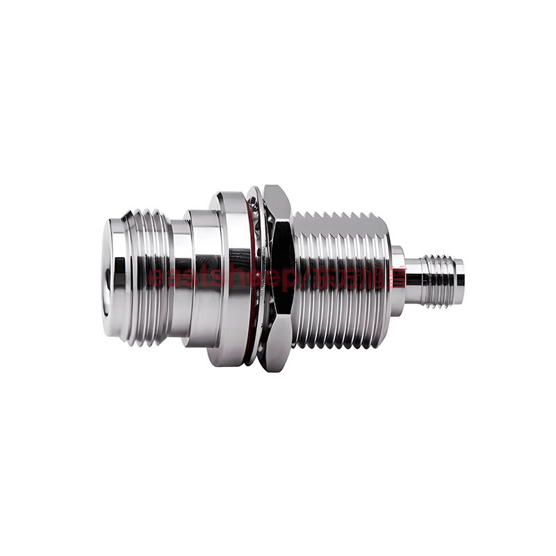 Eastsheep RF Adapter N/SMA-KYK-3 N-female to SMA-female adapter, coaxial thread, extended through-wall mounting DC-6G, 1 piece.