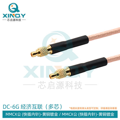 XINQY RG178 RF Connector Cable 6G SMA/MCX Coaxial Feeder MMCX Connector Interconnect Jumper MMCX Male - MMCX Male; 1m