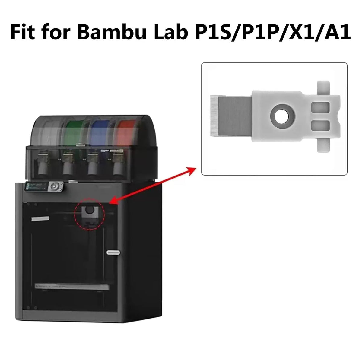 5PCS 3D Printer Extruder Filament Cutter for Bambu Lab... [2]