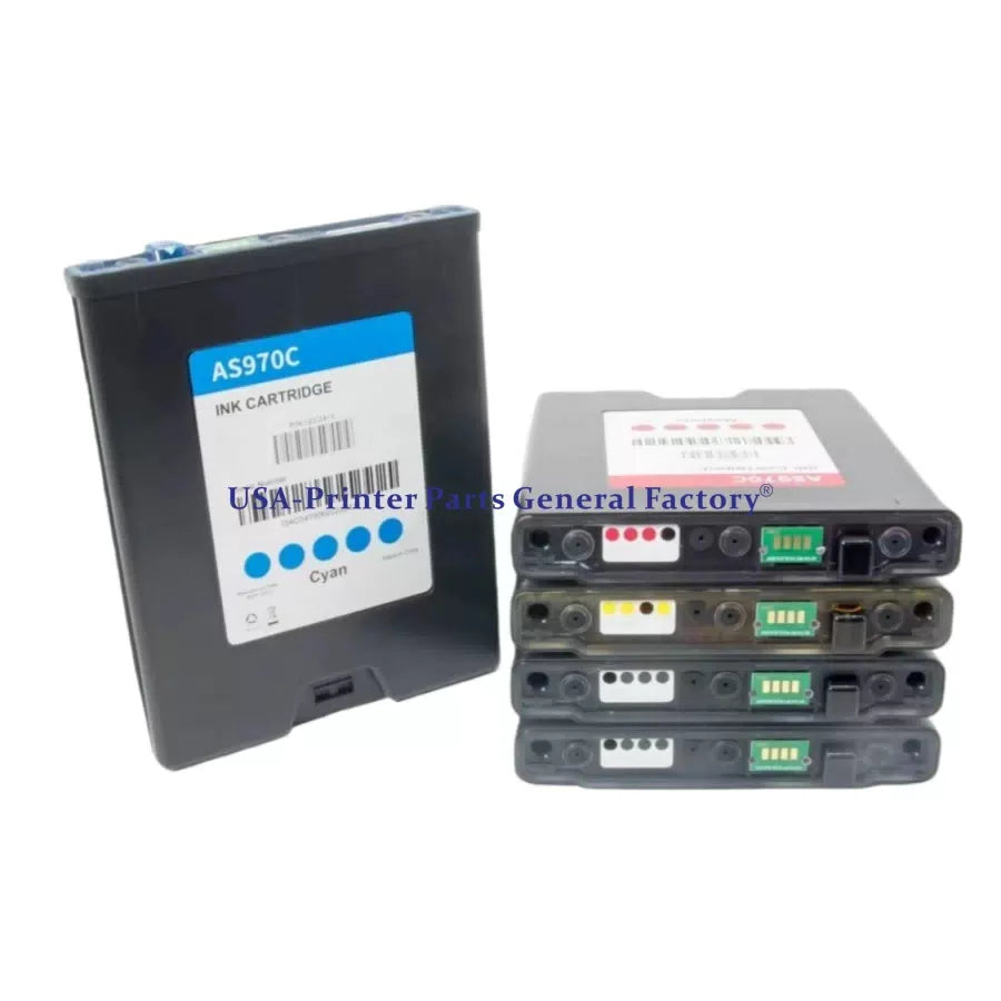 5PC AS970C  COMPATIBLE For INK CARTRIDGE For NEOPOST HASLER RENA AS-970C [1]