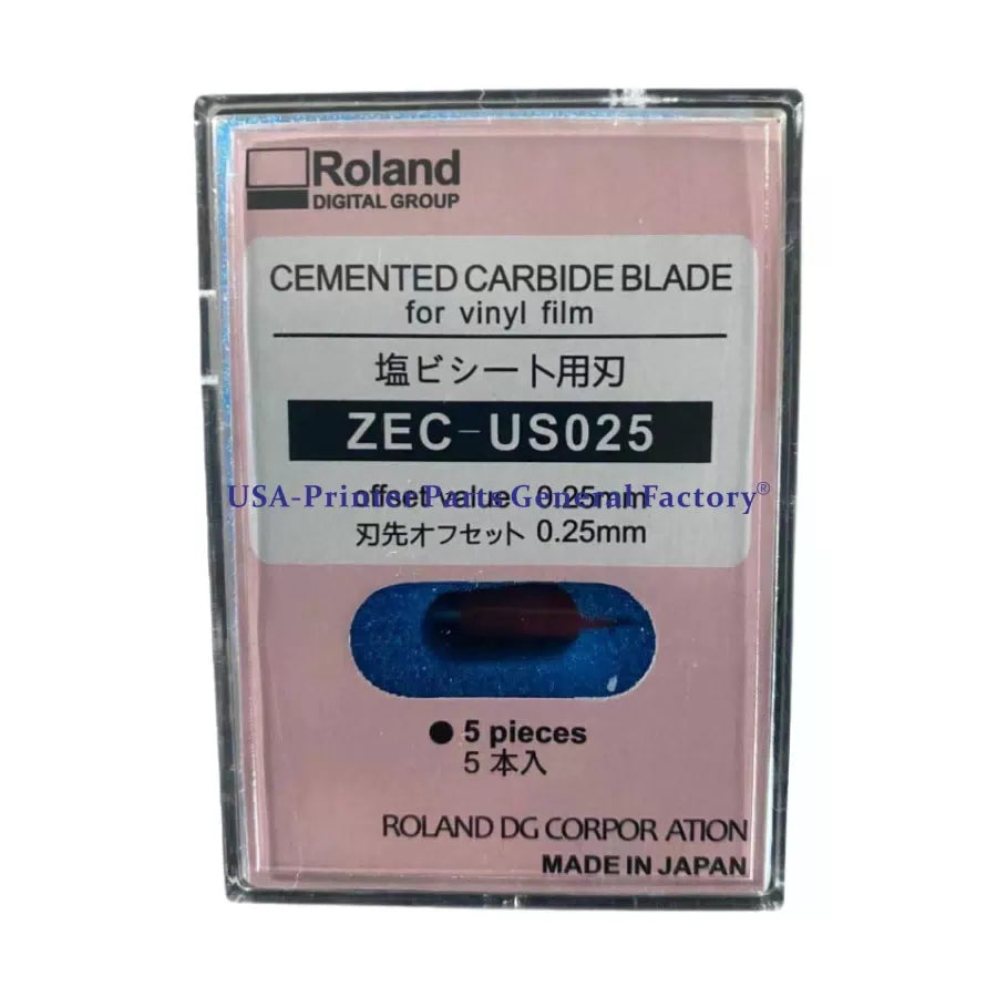5PC/box  Compatible For Roland Cemented Carbide Blade Vinyl Film ZEC-US025 [1]