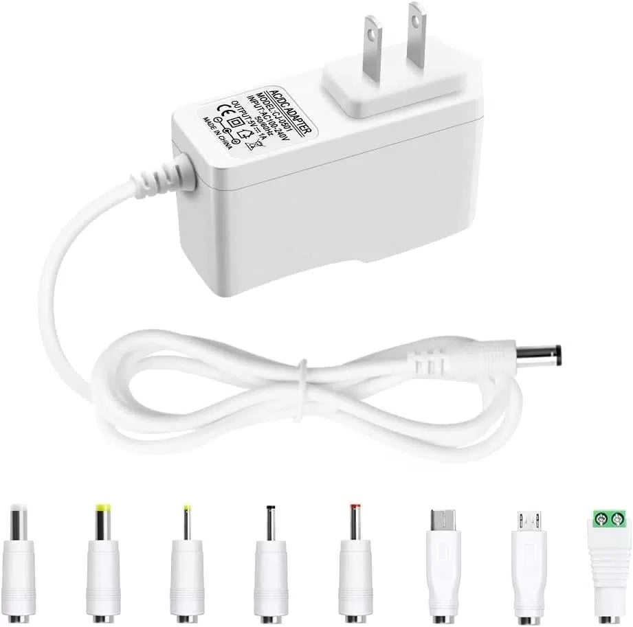 5V 1A Power Supply Adapter Arkare DC Cord AC 100V-240V 1A, White [1]