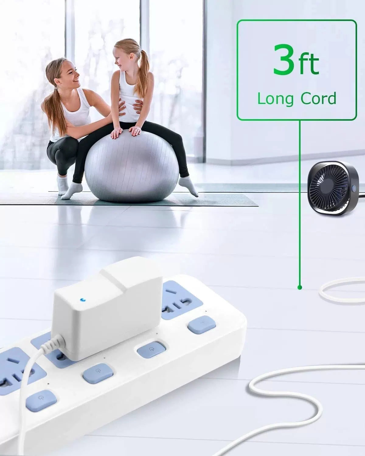 5V 1A Power Supply Adapter Arkare DC Cord AC 100V-240V 1A, White [6]