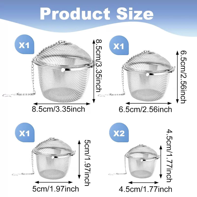 5 Pcs Ultrasonic Cleaner Baskets Stainless Steel Cleaning, 3.4 Inch [2]