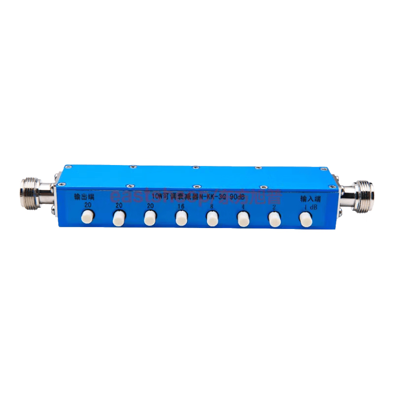 Dongfang Xupu 10W RF Adjustable Attenuator N-KK Adjustable 0-90dB Button Step Attenuator DC-3GHz 10W-N-KK-3G-90dB