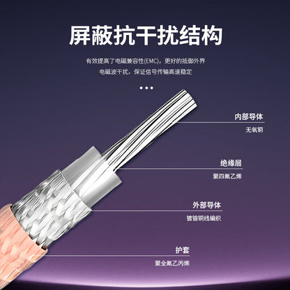 LEWEIDA N-male to Red/Black Coaxial RF Cable RG316, High Temperature Resistant Cable, 2 Meters, LWD-N-G2