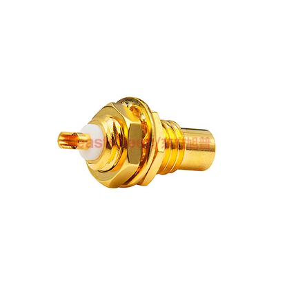 Eastsheep RF Connector SMC Male Through-Wall Nut Mounting Base DC-6G 2-Pack SMC-JY
