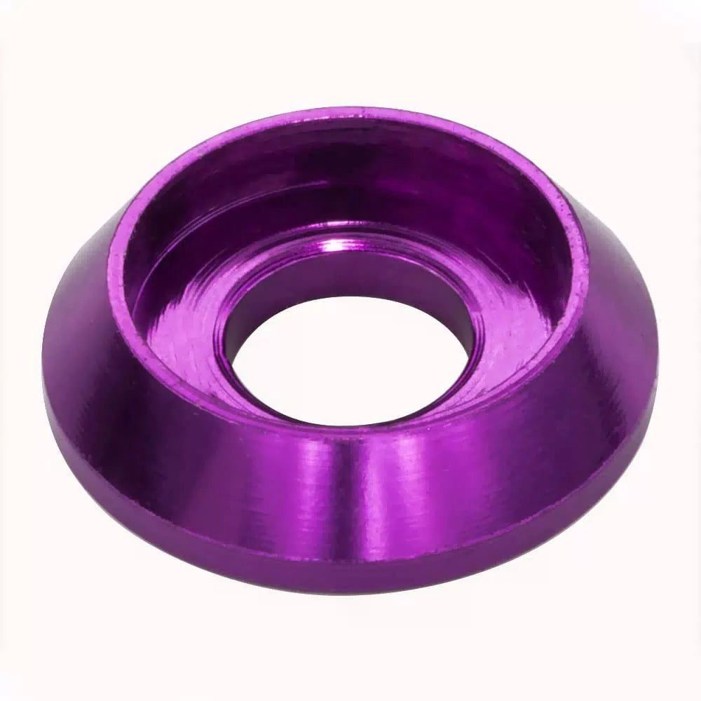 [60PCS] M3 Counterbore Washers Color Purple, Anodized Aluminum M3, Purple [1]