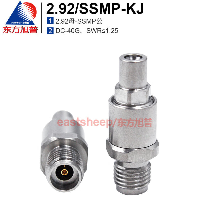 Eastsheep Millimeter Wave Test Adapter 2.92/SSMP-KJ 2.92 Female to SSMP Male DC-40G 1 unit