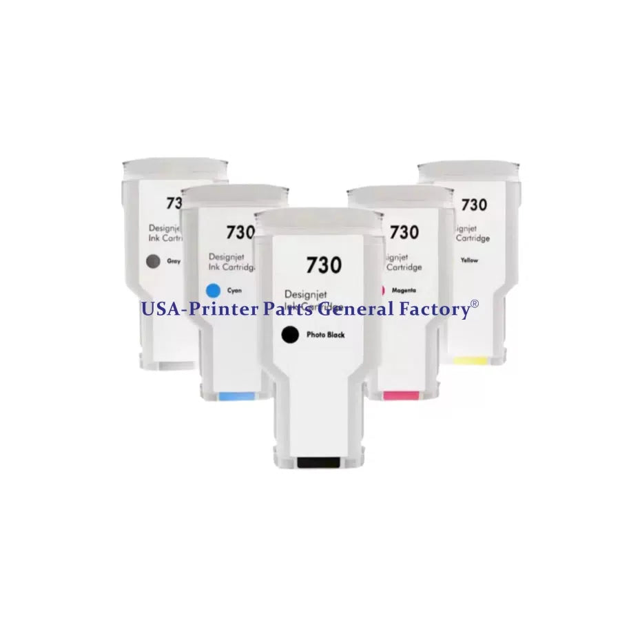 6Color/Set Ink Cartridges For HP 730 For HP DesignJet T1600 T2600 T1700 Printer [2]