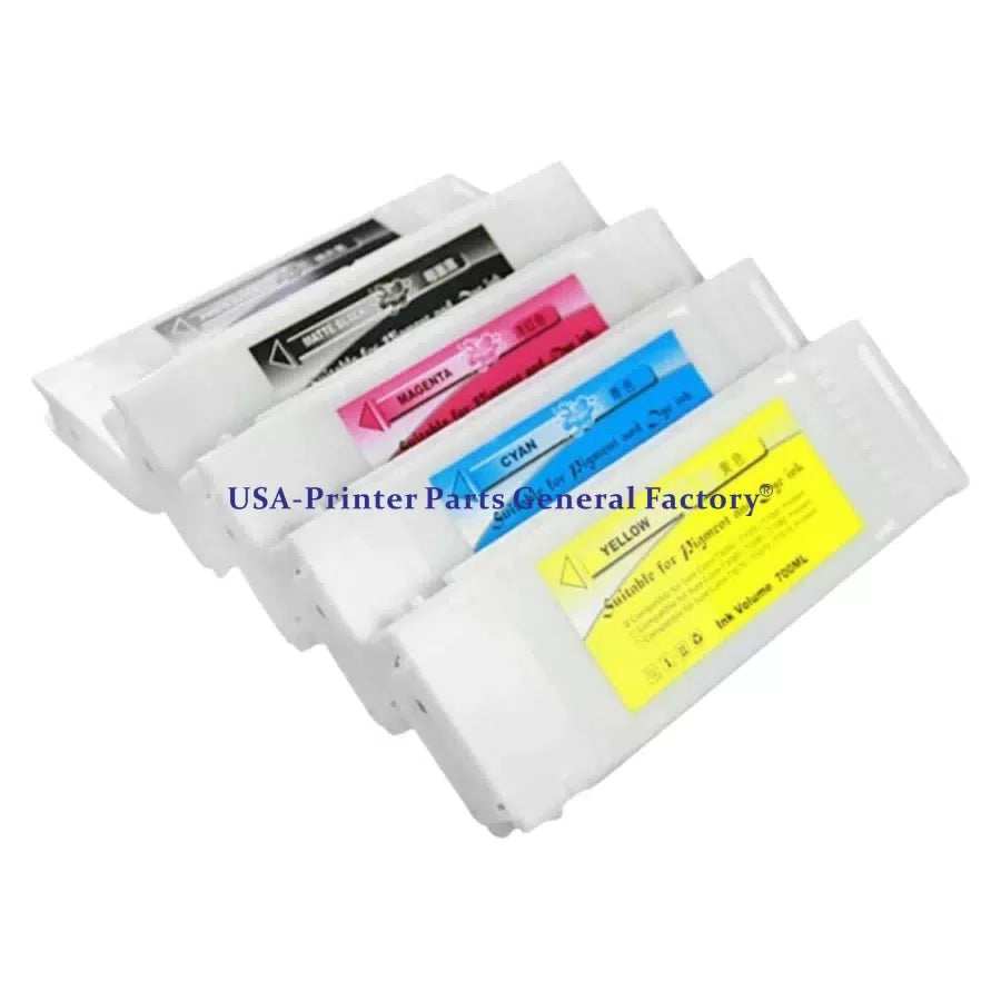 6PCS*600ML Empty Ink Cartridge Fits For F2000 F2100 with 2 White Chips As Gift [3]