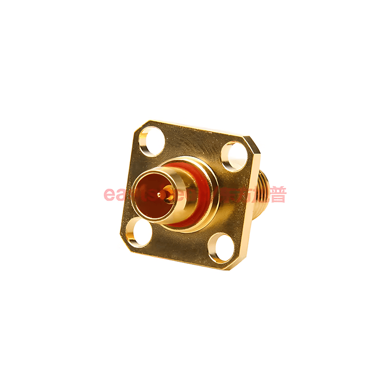 Eastsheep RF Adapter BMA/SMA-JFK (BMA male to SMA female, 4-hole flange, through-wall, 18G, 1 unit)