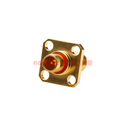 Eastsheep RF Adapter BMA/SMA-JFK (BMA male to SMA female, 4-hole flange, through-wall, 18G, 1 unit)