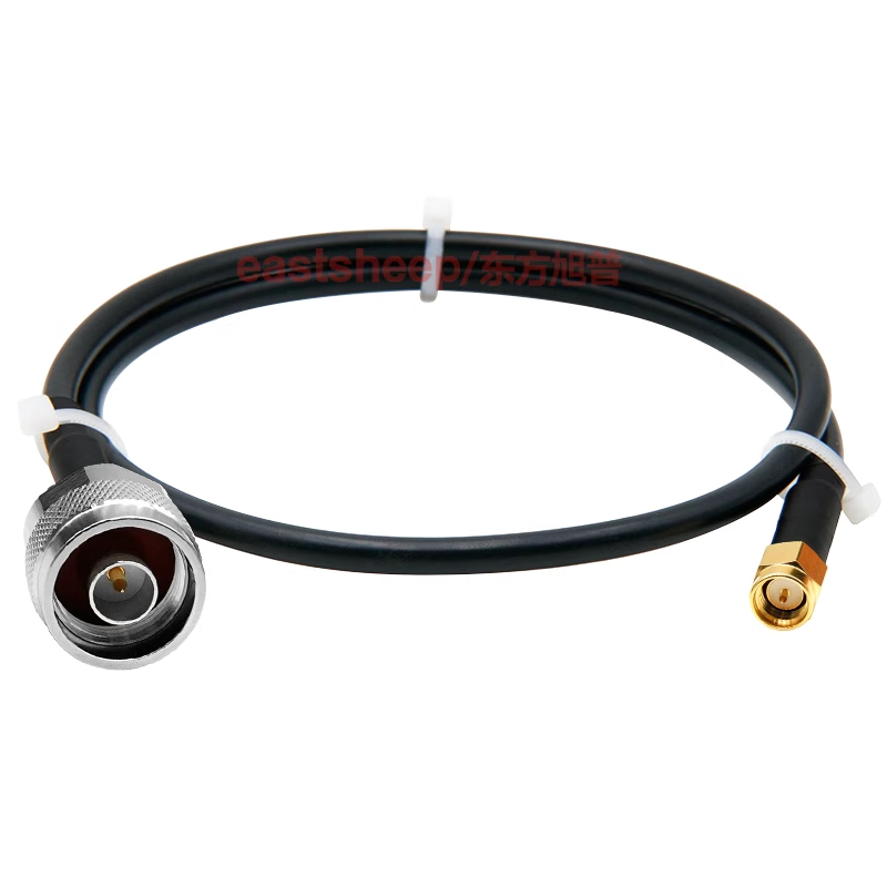 Eastsheep RF cable, N-to-SMA coaxial cable, 5 meters, double-layer silver-plated wire, DC-6G RG223-N/SMA-JJ