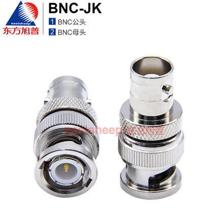 Eastsheep RF coaxial adapter BNC-JK BNC male to BNC female adapter connector, Q9 male to Q9 female, 2-pack