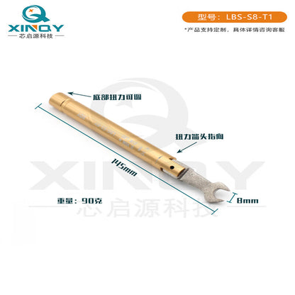 XINQY torque wrench for network analysis, 8mm opening, 0.9N.m torque wrench, SMA/3.5/2.92/2.4mm, SMA/3.5/2.92 optional.